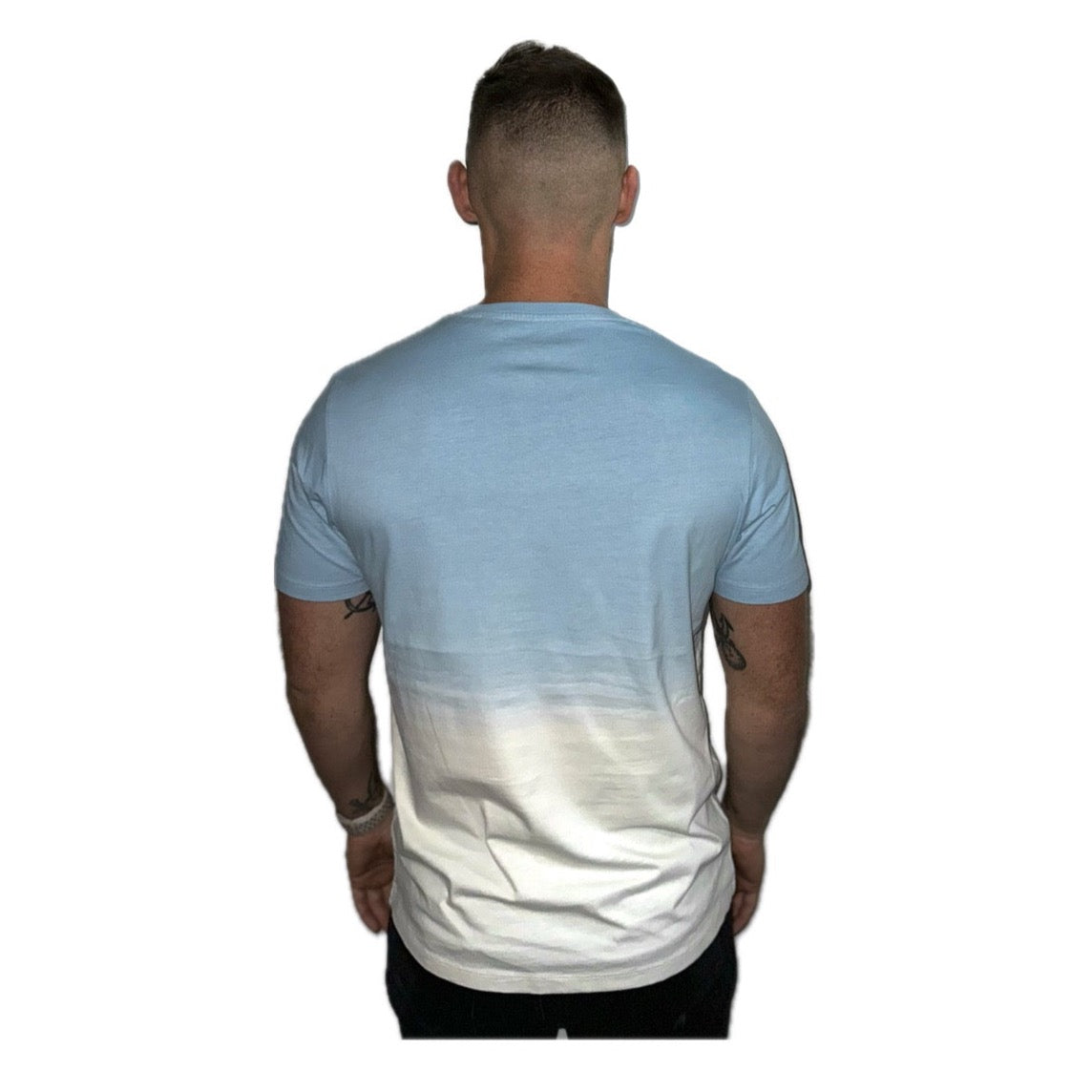 T-Shirt de Sport Dip Dye | Brodé | Unisex cintré
